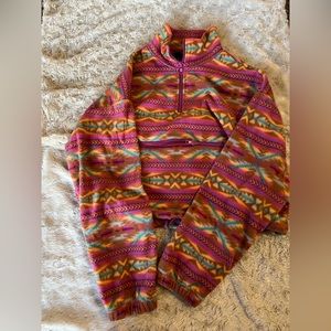 Forever 21 Colorful Fleece Pullover